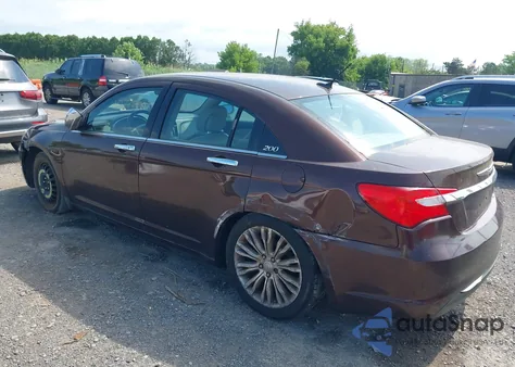 2012 Chrysler 200 Limited из США, поврежденный, VIN 1C3CCBCB6CN233776